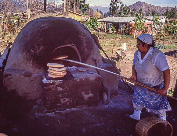Baking Bread in Horno Oven (1988)