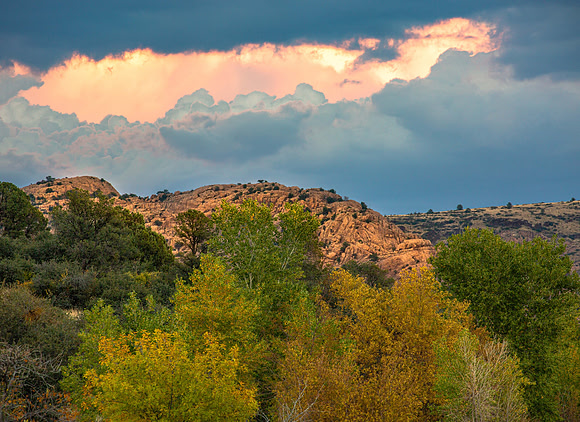 (September) Granite Dells during an Autumn Storm
