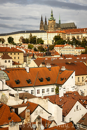 Prague Castle and Mala Strana Rooftops