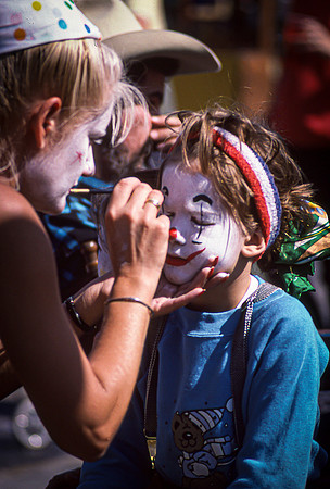 Girl Getting Face Painted (1986)