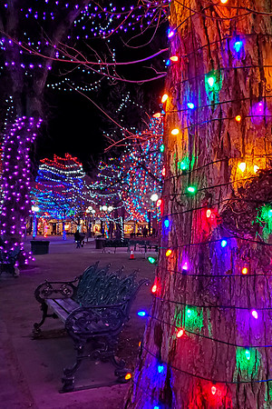 Santa Fe Plaza during Holiday Season (New Mexico)